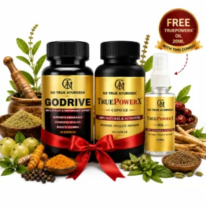 Go Drive (30 Capsule) + TruepowerX with Free TruePowerX Oil 599/-