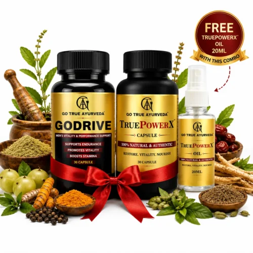 Go Drive (30 Capsule) + TruepowerX with Free TruePowerX Oil 599/-